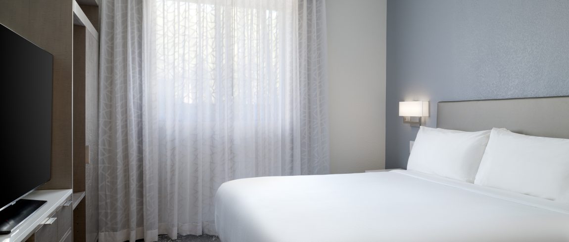 King bed inside a bedroom