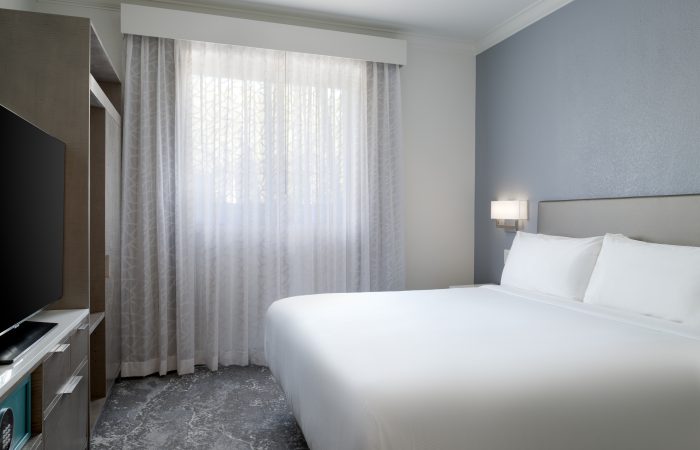 King bed inside a bedroom
