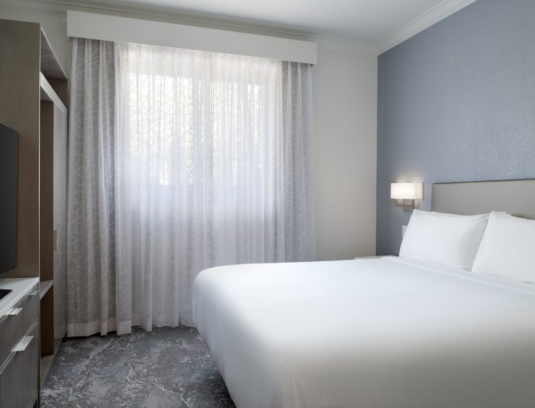 King bed inside a bedroom